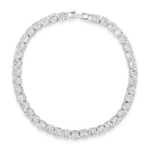 Absolute Tennis Bracelet, Silver