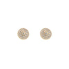 Absolute Diamante Wheel Earrings, Gold