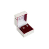 Absolute Jewellery Kids Crystal Heart Earrings, Silver