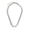 Absolute CZ Loop Necklace, Silver