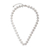 Absolute Pearl CZ Necklace, Silver