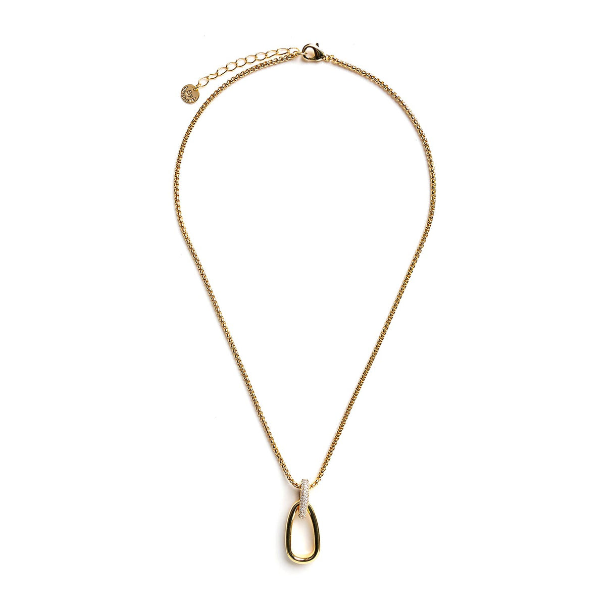 Absolute Loop Pendant Necklace, Gold