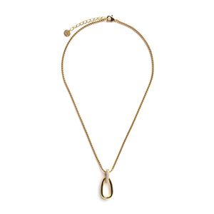 Absolute Loop Pendant Necklace, Gold