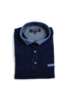Advise Contrast Trim Polo Shirt, Navy