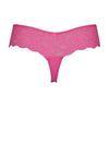 After Eden Daisy String Thong, Fluorescent Pink