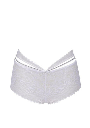 After Eden Meghan Lace Boxer Brief, White