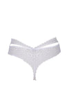 After Eden Meghan Lace String Brief, White