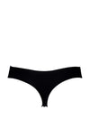 After Eden Unlimited  2 Pack One Size String Thong, Black