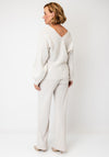 Alison Sheri V Neck Knit Jumper, Cream