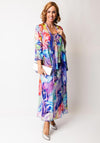 Allison Abstract Print Silk Chiffon 3 Piece Set, Multi-Coloured