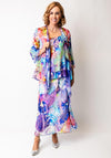 Allison Abstract Print Silk Chiffon 3 Piece Set, Multi-Coloured