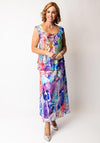 Allison Abstract Print Silk Chiffon 3 Piece Set, Multi-Coloured