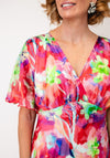 Allison Floral A-line Dress, Multi Coloured