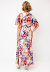 Allison Floral Print A-Line Dress, Multi Coloured