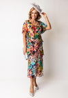 Allison Abstract Floral Print Dress, Multi Coloured