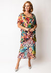 Allison Abstract Floral Print Dress, Multi Coloured