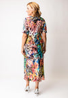 Allison Abstract Floral Print Dress, Multi Coloured