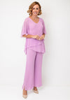 Allison Chiffon Two-Piece Co-Ord, Lilac