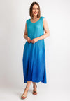 Alquema One Size Long Estrella Dress & Coat Set, Blue Bird