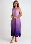 Alquema One Size Ombre Chiffon Dress & Jacket, Dusty Tulle