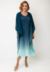 Alquema One Size Long Estrella Dress & Coat Set, Dazzling Ice Blue
