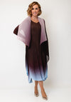 Alquema One Size Long Estrella Dress & Coat Set, Purple Pastel Moments