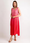 Alquema One Size Long Estrella Dress & Coat Set, Rosehip Pink