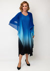 Alquema One Size Long Estrella Dress & Coat Set, Blue Tanzanite