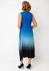 Alquema One Size Long Estrella Dress & Coat Set, Blue Tanzanite