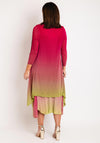 Alquema One Size Ombre Chiffon Dress & Jacket, Acid Dream