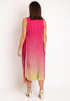 Alquema One Size Ombre Chiffon Dress & Jacket, Acid Dream