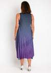 Alquema Long Estrella Dress & Coat Set, Blueberry to Lavender