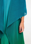 Alquema One Size Ombre Chiffon Dress & Jacket, Biscay Fern