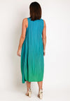 Alquema One Size Ombre Chiffon Dress & Jacket, Biscay Fern
