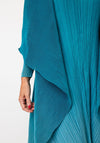 Alquema One Size Ombre Chiffon Dress & Jacket, Teal