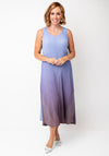 Alquema One Size Ombre Chiffon Dress & Jacket, Lilac Multi