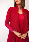 Alquema One Size Long Estrella Dress & Coat Set, Red