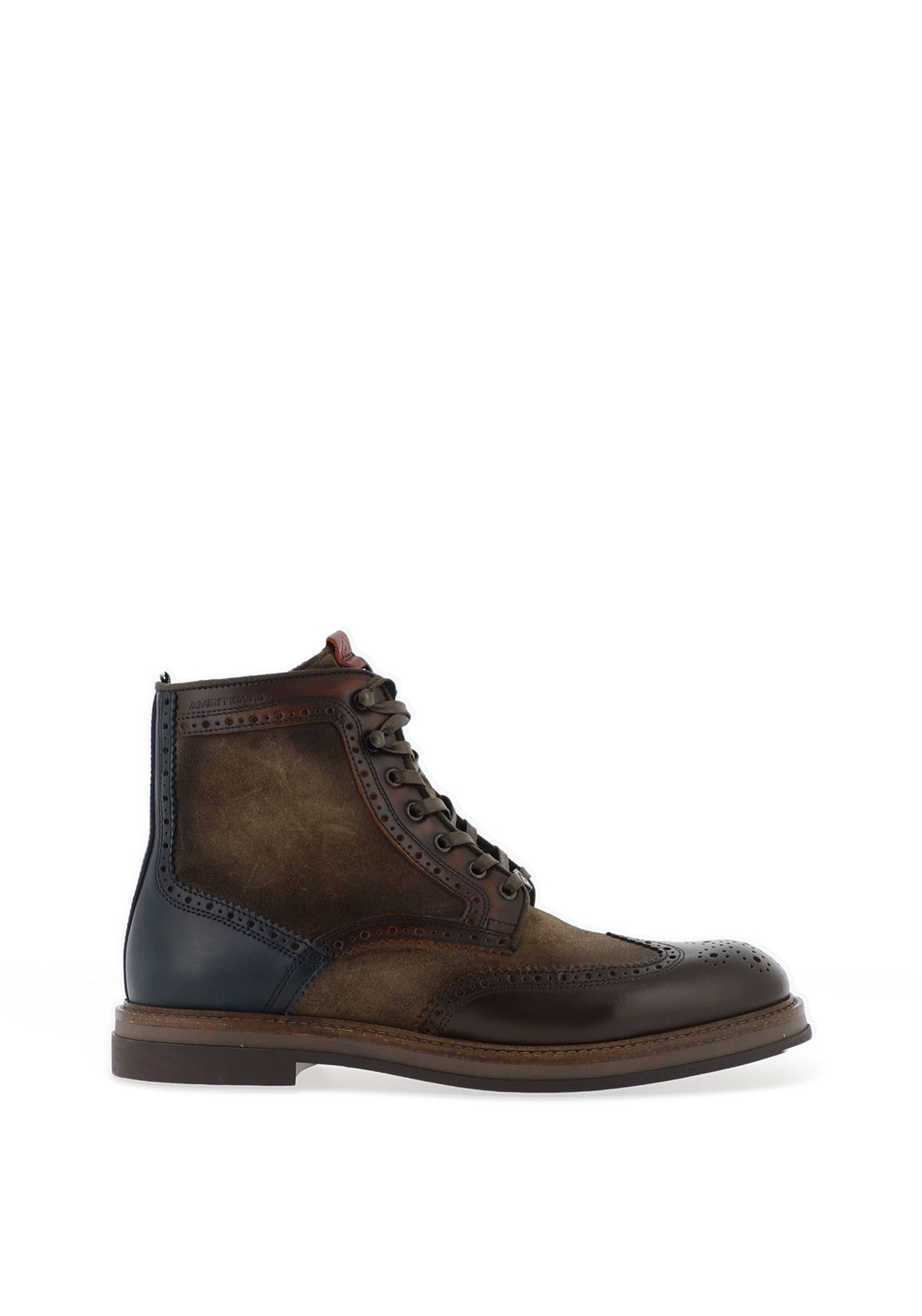 AMBITIOUS Btr Brouge Boots, Brown Multi