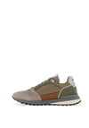 AMBITIOUS Teddy Padded Trainers, Taupe Multi