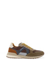 AMBITIOUS Teddy Trainers, Brown Multi