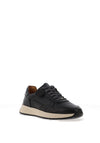 AMBITIOUS Ronnie Leather Trainers, Black