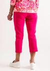 Natalia Collection Slim Leg Cropped Trousers, Hot Pink