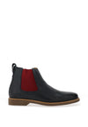 Anatomic & Co Cardoso Chelsea Boot, Navy & Red
