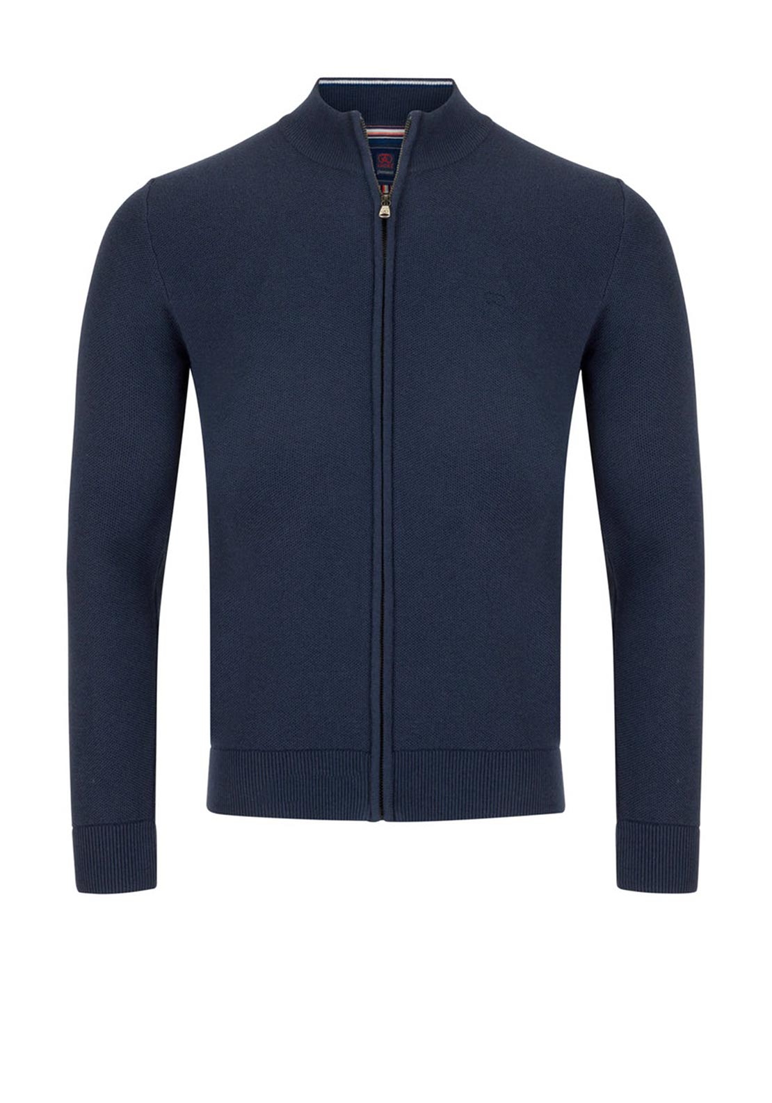 Andre Granada Full Zip Sweater, Navy