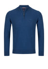 Andre Madrid Quarter Zip Sweater, Blue