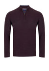 Andre Madrid Quarter Zip Sweater, Wine