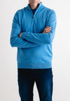 Andre Adare Quarter Zip Sweater, Blue