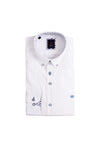 Andre Baggot Plain Shirt, White