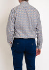Andre Dawson Circle Print Shirt, Cobalt Multi
