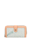 Anekke Passion Geo Large Wallet, Duck Egg & Peach